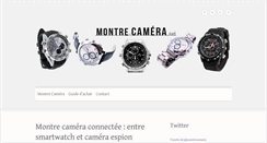 Desktop Screenshot of montre-camera.net