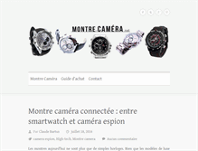 Tablet Screenshot of montre-camera.net